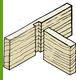 spoje dřeva hřebíky, spojování dřeva, jak spojit dřevo, lepený spoj