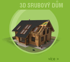 3d srub dům