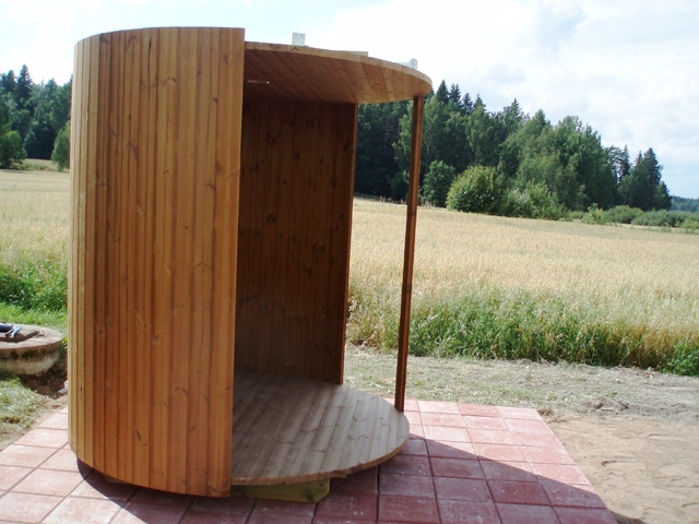 návod jak postavit saunu, venkovní sauna, sauna postup, stavba sauny