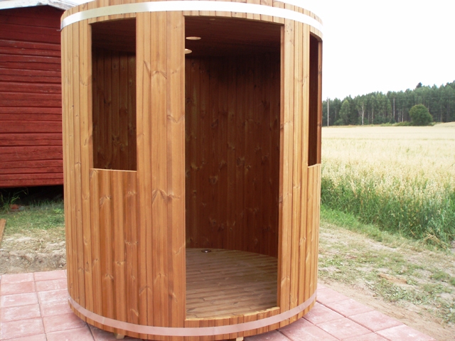 návod jak postavit saunu, venkovní sauna, sauna postup, stavba sauny